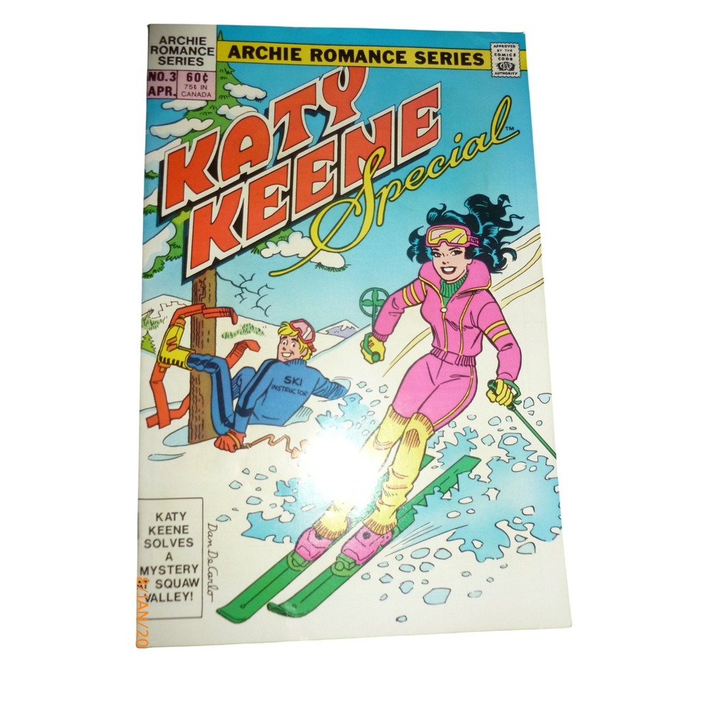 Katy‎ Keene Special No 3 April 1984 Archie Romance Series Dan DeCarlo Ski Cover